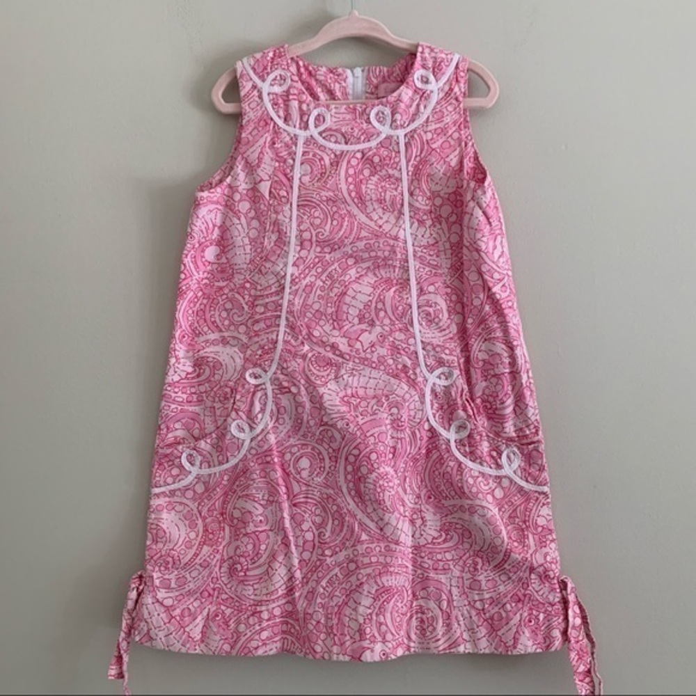 NFS.  Lilly Pulitzer pink seahorse print shift dress